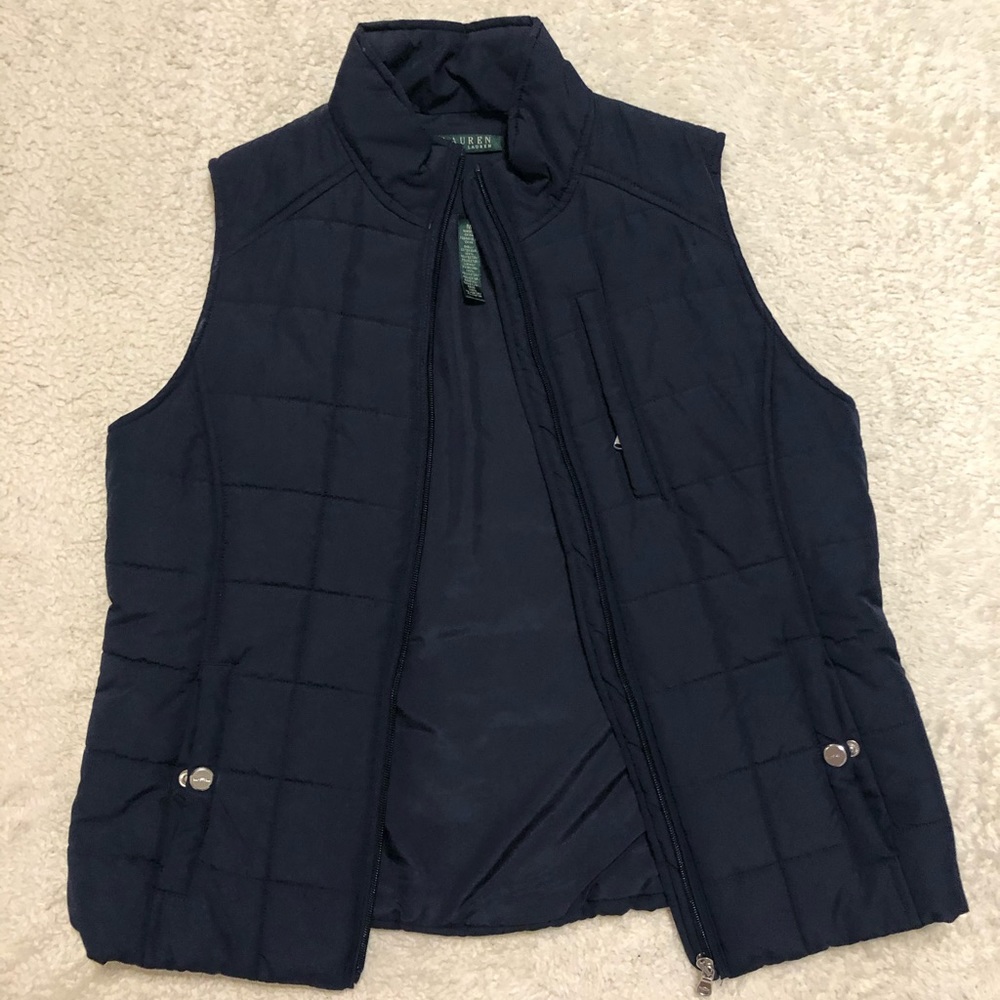 Navy Polo Vest